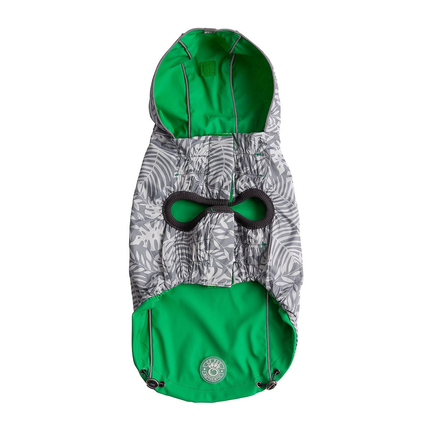 Reversible Elasto-Fit Raincoat (Green)