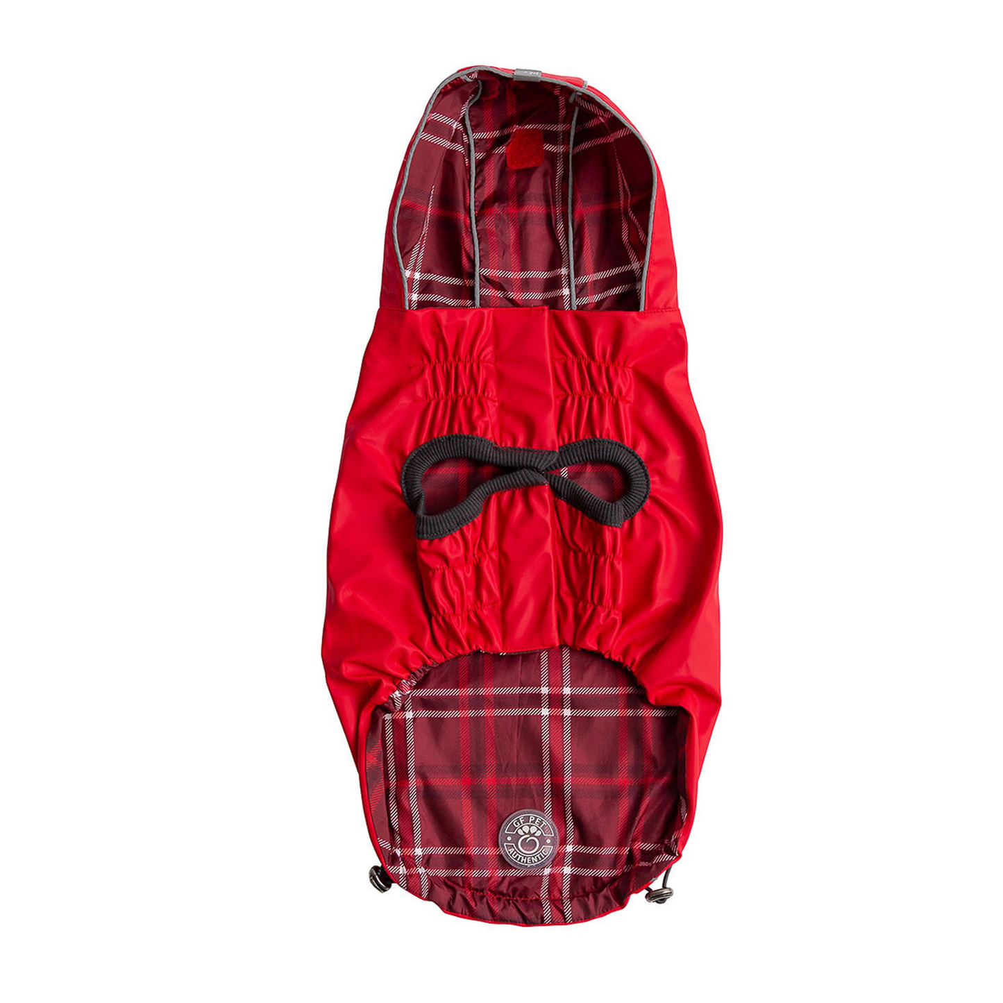 Reversible Elasto-Fit Raincoat (Red)