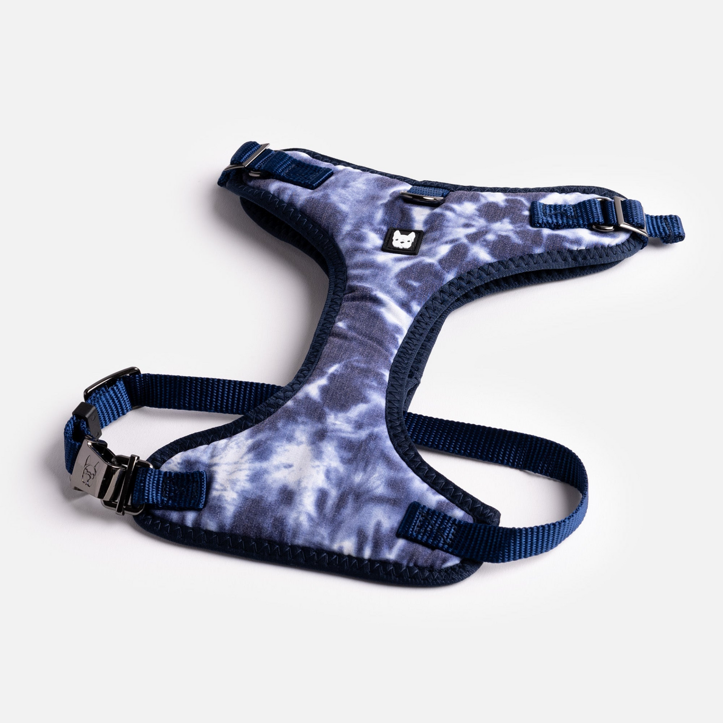 Poplin Dog Harness (Blue Tie Dye)