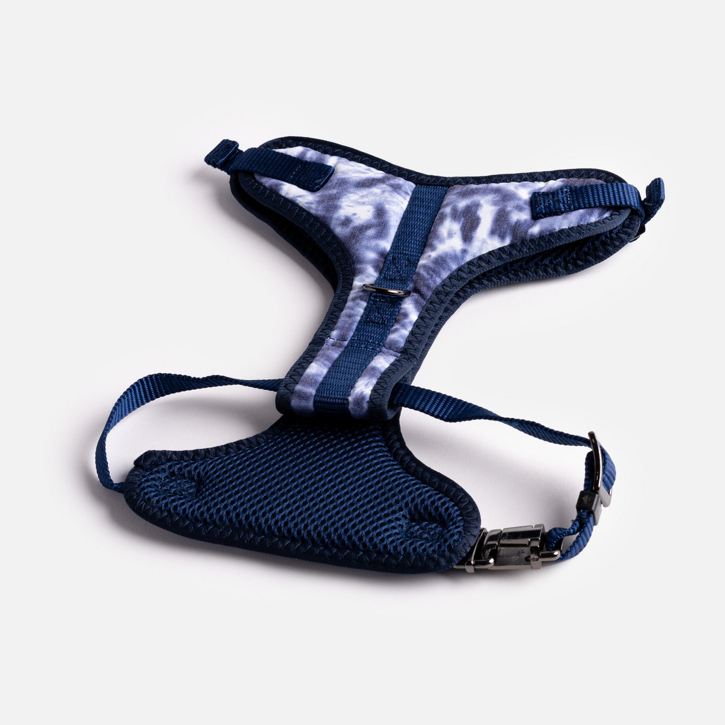 Poplin Dog Harness (Blue Tie Dye)