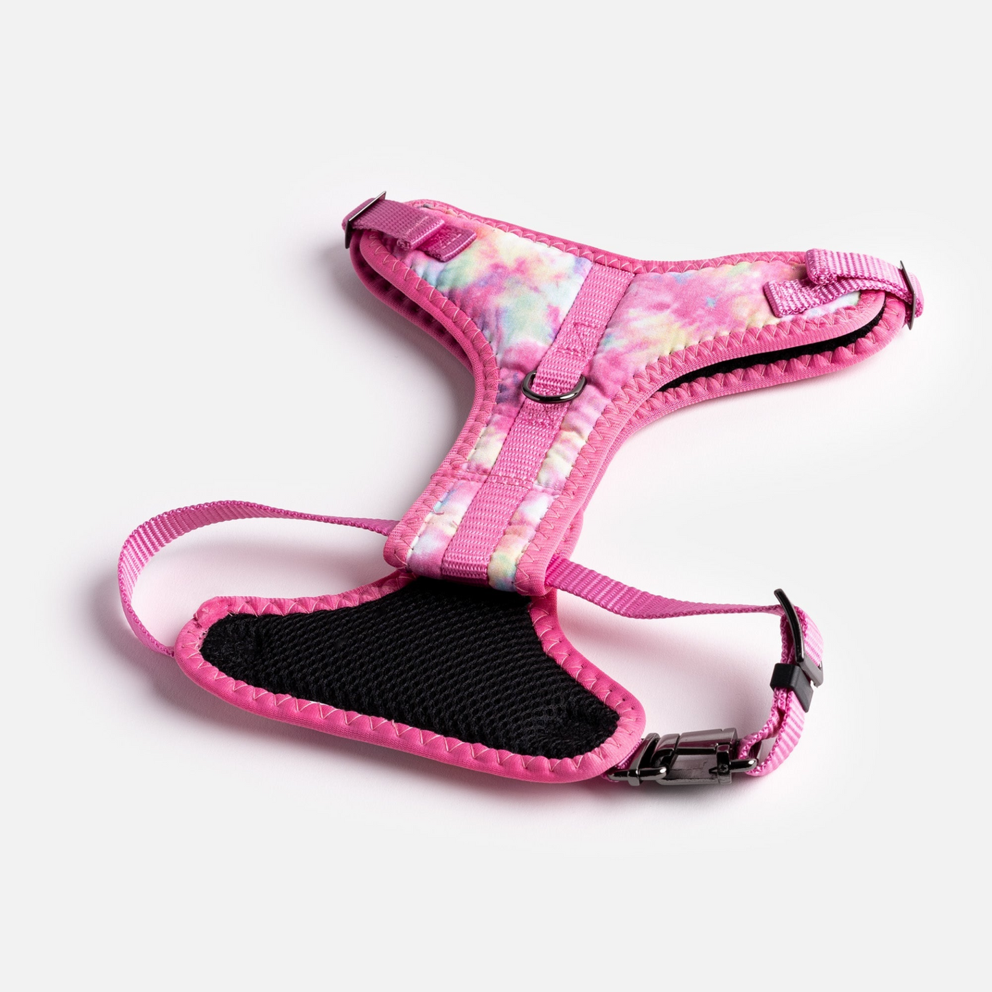 Poplin Dog Harness (Pink Tie Dye)