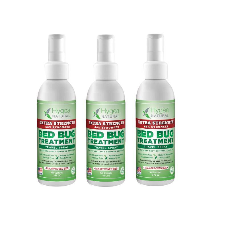 Extra Strength Bed Bug Treatment Travel Spray 3 oz- 3 pack