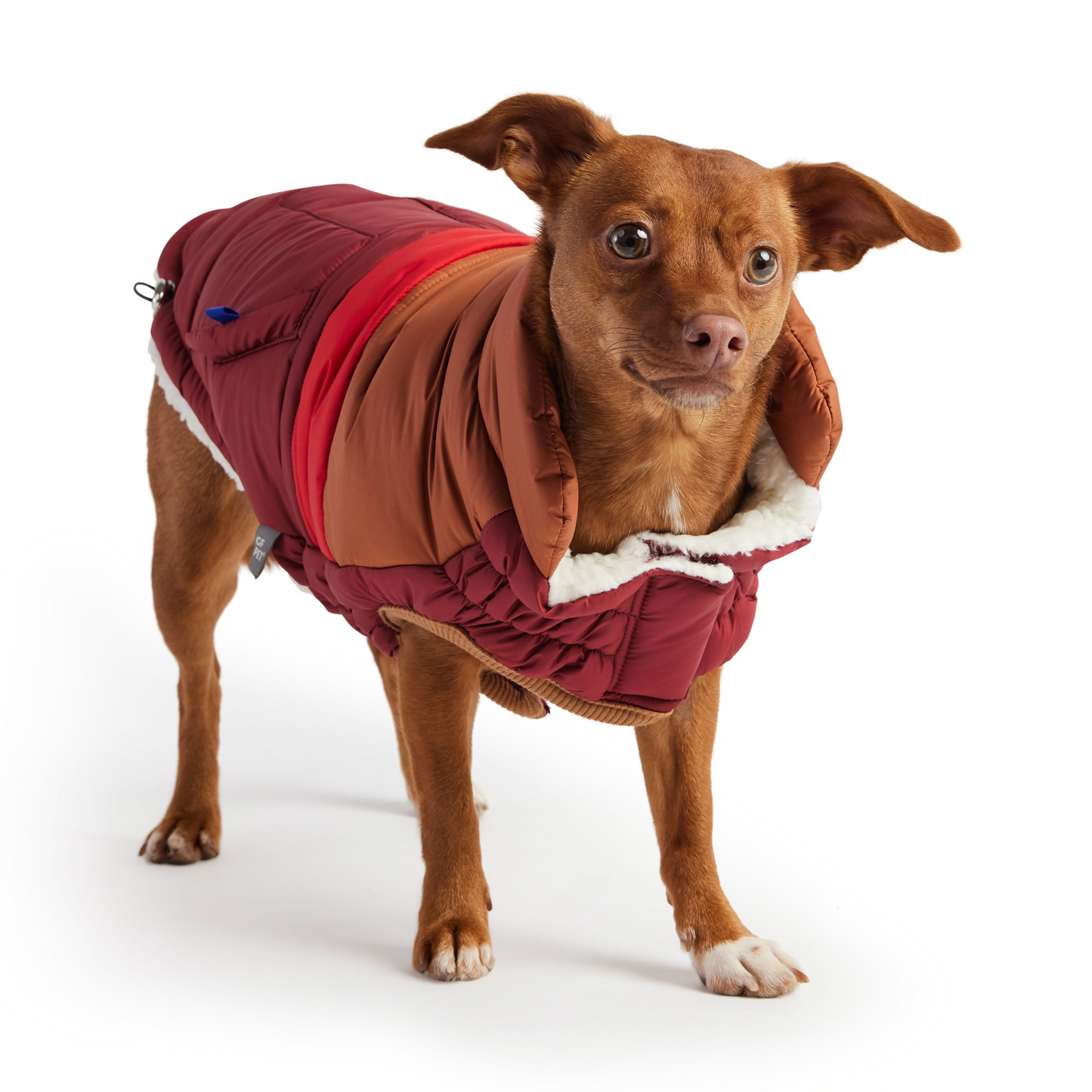 Retro Puffer (Dark Red)