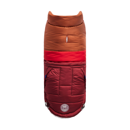 Retro Puffer (Dark Red)