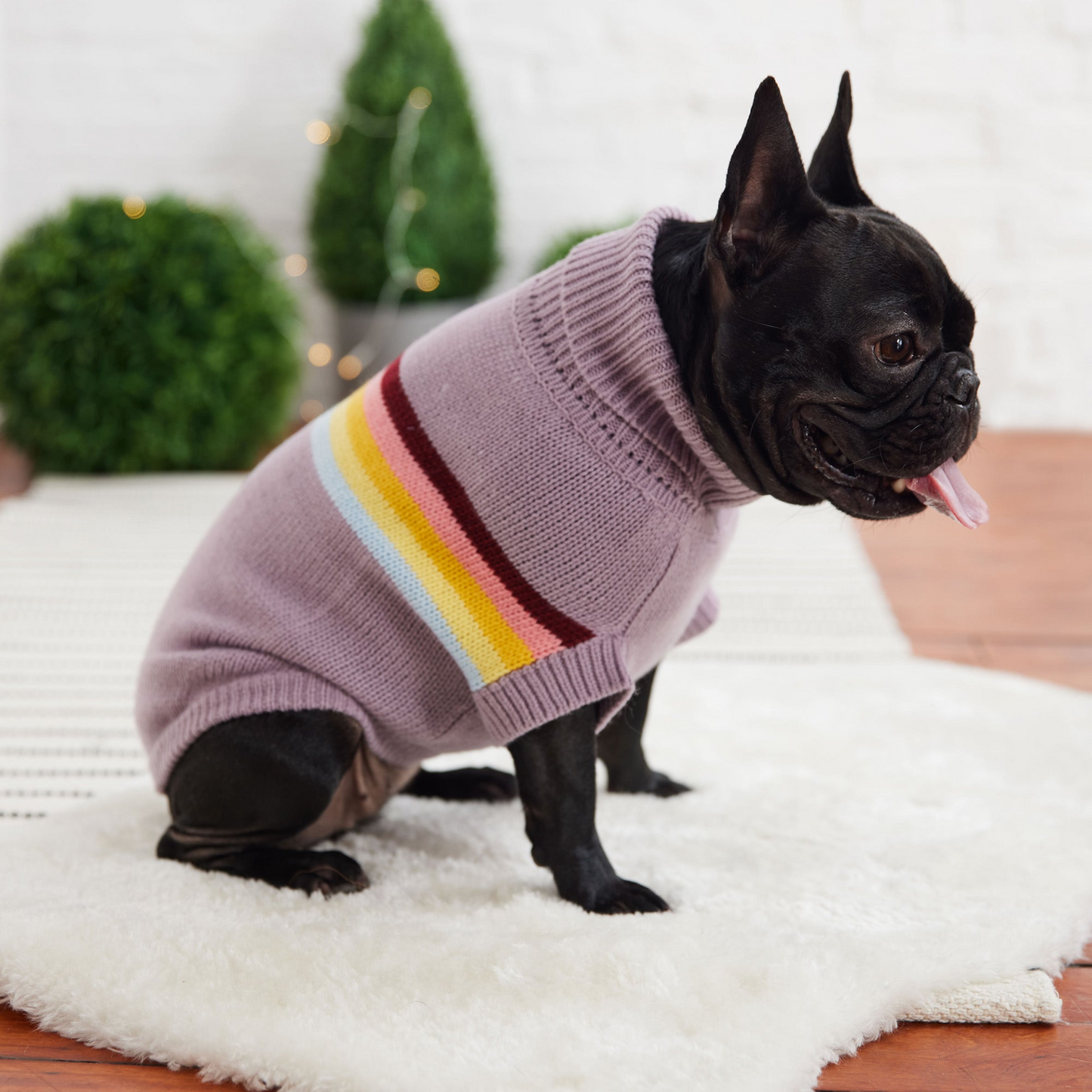 Retro Pet Sweater (Lavender)