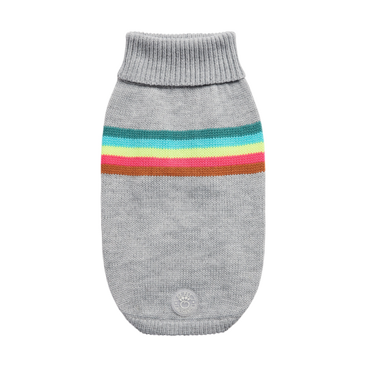 Retro Pet Sweater (Grey Mix)