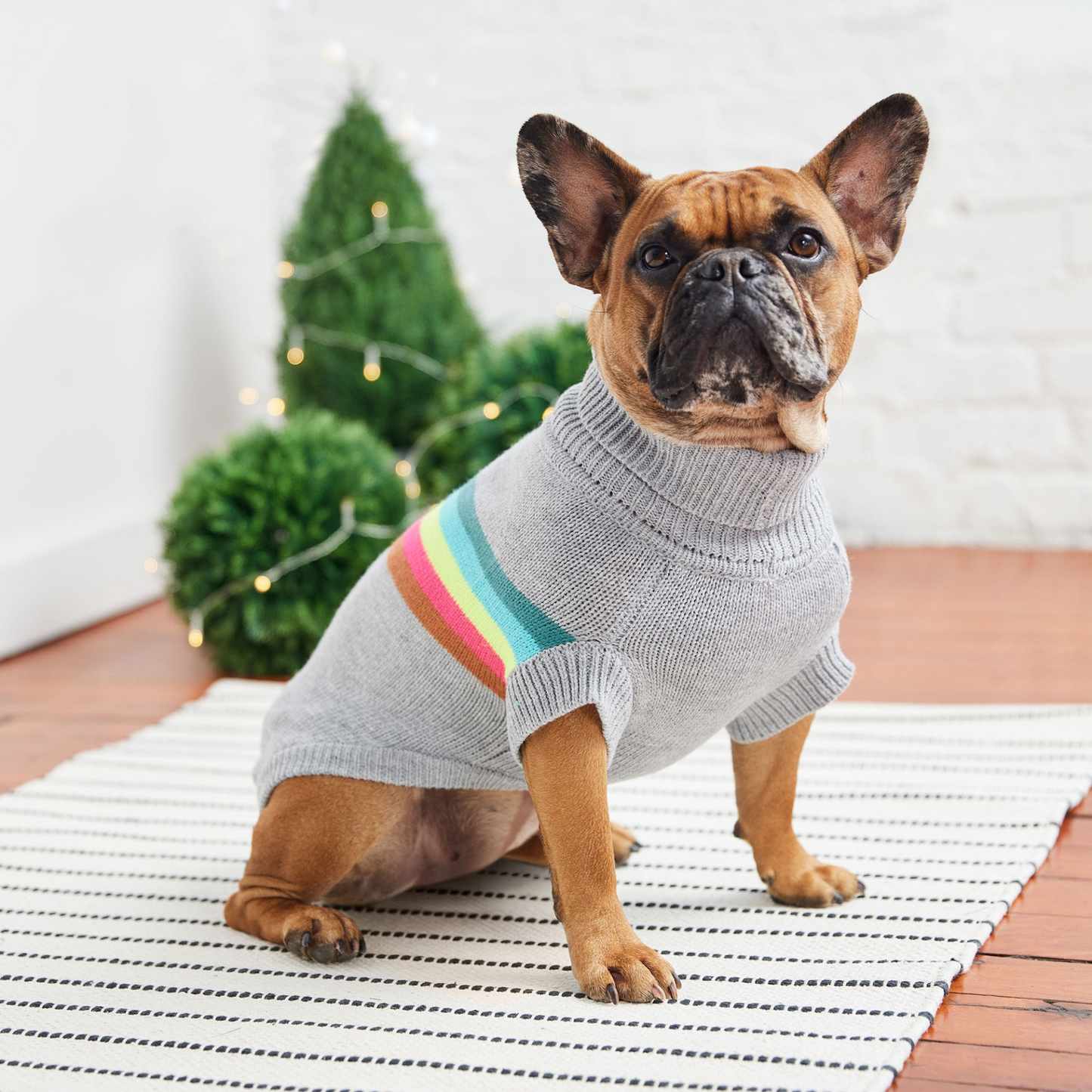 Retro Pet Sweater (Grey Mix)