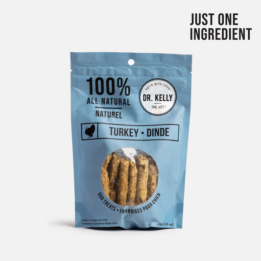 Dr. Kelly The Vet 100% Natural Dog Treats - Turkey
