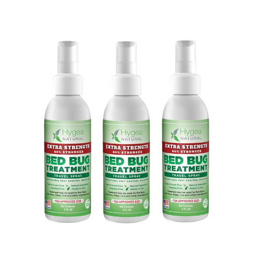 Extra Strength Bed Bug Treatment Travel Spray 3 oz- 3 pack