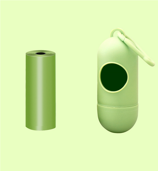 Biodegradable Pet Poop Bags and Holder
